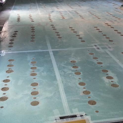 Low carbon hot water Leveling panel